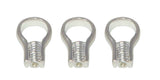 Pack of 80 Silver Plated EZ Crimp Ends