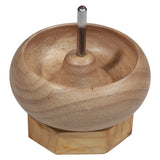 Mini Bead Spinner with detachable bowl for easy bead stringing and crafting