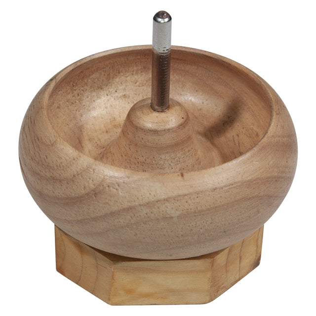Mini Bead Spinner with detachable bowl for easy bead stringing and crafting