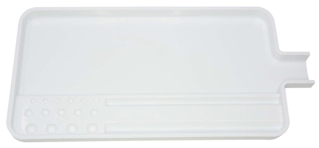 Large Gem Stone Tray 80mm White