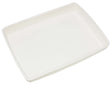 White Plastic Tray 4-1/2" x 3-1/2" 