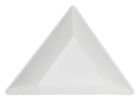 Sorting Tray Triangular White Plastic 