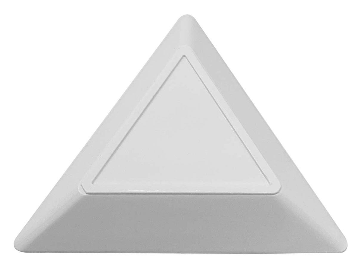 Sorting Tray Triangular White Plastic 