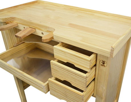 Deluxe Solid Wooden Jewelers Studio Work Bench