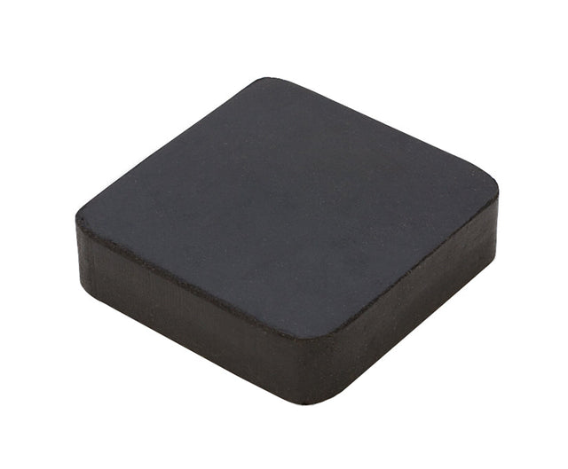 4 inch rubber bench block vulcanized non-marring firm work surface for metalworking and jewelry tasks