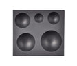 5-in-1 Sphere Marble Graphite Ingot Mold