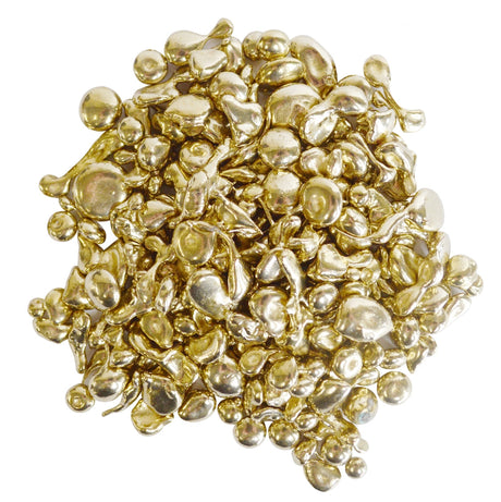 260 Brass Alloy Casting Grain yellow brass pieces 1/2 inch and smaller for jewelry making