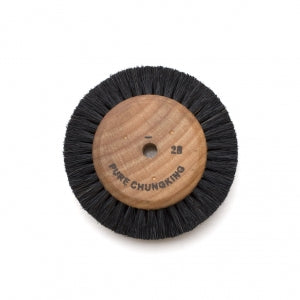 WOODEN HUB BRUSH 2B-2 ROW, 2-7/8"