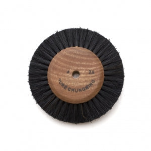 WOODEN HUB BRUSH 2A-2 ROW, 3-1/8"