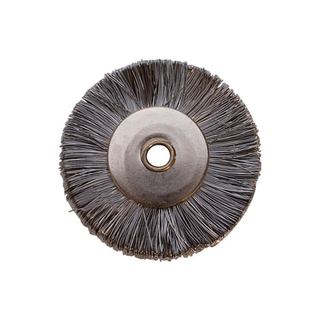 3/4" UNMOUNTED BRUSH, STEEL STRAIGHT, 1/8" HOLE