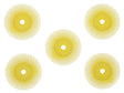 5 Pack of  3" Yellow Radial Discs - 80 Grit