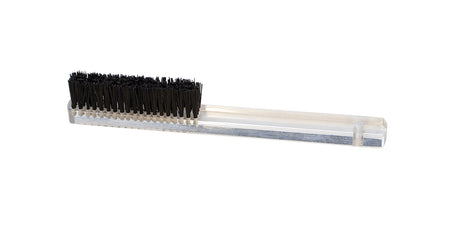 7-1/2 inch acrylic handle washout brush with four rows of stiff nylon bristles for tough cleaning tasks