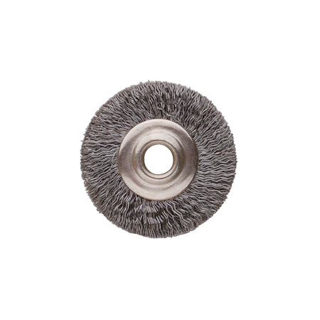 3/4" UNMOUNTED BRUSH, STEEL CRIMPED, 1/8" HOLE