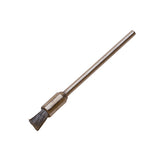 1/4" END BRUSH, STEEL STRAIGHT, 3/32" MANDREL