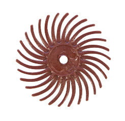 3M RADIAL DISC 9/16 inch 220 grit red sanding disc pack of 12 for smooth metal wood finishing