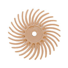 3M Radial Disc 9/16 inch 6 micron peach abrasive disc for metal finishing