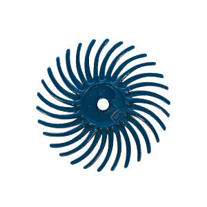 3M Radial Disc 3/4 inch 400 G blue abrasive disc for smooth, flexible finishing and detailed surface work, 12 pack