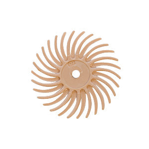 3M Radial Disc 3/4 inch 6 micron peach abrasive finishing wheel for detailed polishing