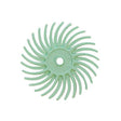 3M RADIAL DISC 3/4 inch light green abrasive finishing disc with 1 micron grit for precision metal and delicate surface finishing