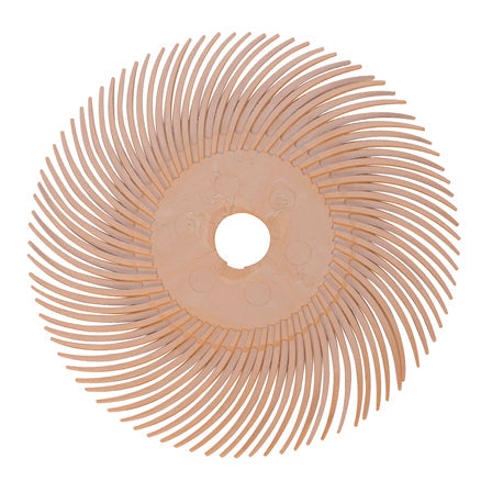 3M Radial Disc 3-inch 6 micron peach abrasive disc for fine finishing and polishing