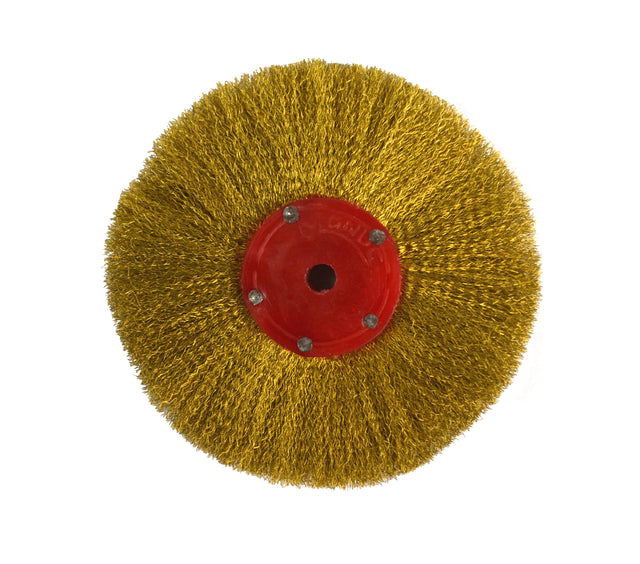 4" Circular Brush w/ Brass Bristles