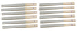 12 Pack - 11" x 3/4" Grit 4/0 Emery Sanding Sticks