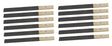 12 Pack - 11" x 3/4" Grit 0 Emery Sanding Sticks