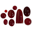 10X8 MM Carnelian Oval Cabochon - Per Piece