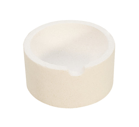 8 oz High-Temp Ceramic Crucible for Platinum by PMC Supplies