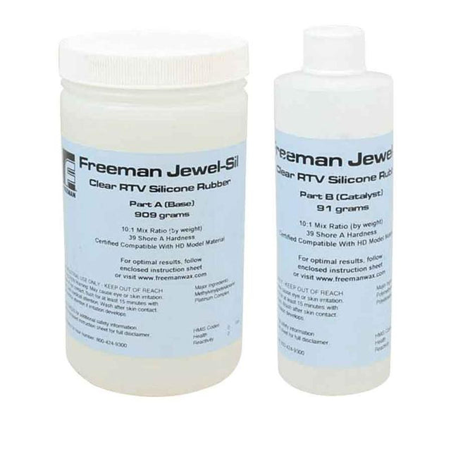 Silicone 2 Part Rtv Freeman Clear RTV Silicone Rubber Kit - High Clarity Mold Making – PMC ...