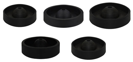 Set of 5 Rubber Sprue Bases - "C" Style 