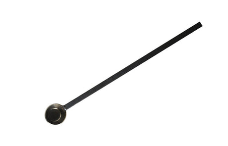 2 fl oz stainless steel pouring ladle with flat steel handle for precise scooping