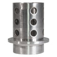 2.5" x 4" Perforated Stainless Steel Casting Flask by PMC Supplies