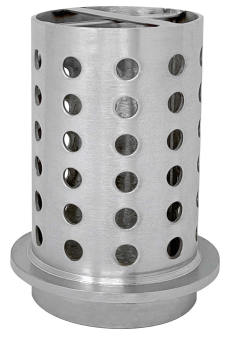 4" x 7" Perforated Stainless Steel Flask