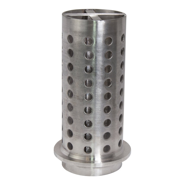 4" x 10" Perforated Stainless Steel Flask by PMC Supplies