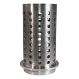 5" x 10" Perforated Stainless Steel Flask by PMC Supplies
