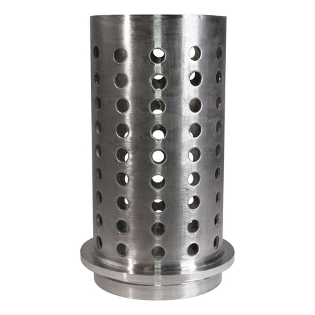 5" x 10" Perforated Stainless Steel Flask by PMC Supplies