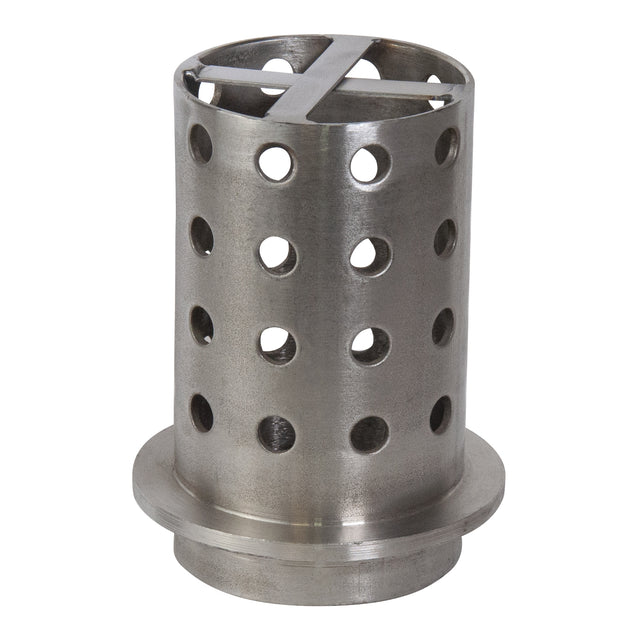 3.5" x 6" Perforated Stainless Steel Flask