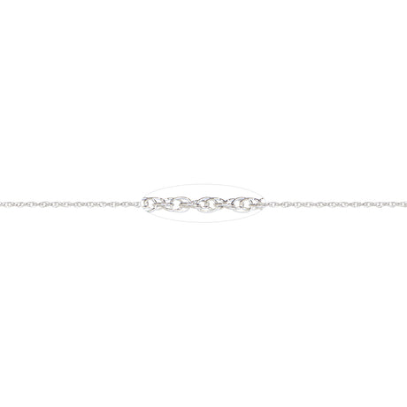 1.2 MM Sterling Silver Rope Chain (Per Inch)