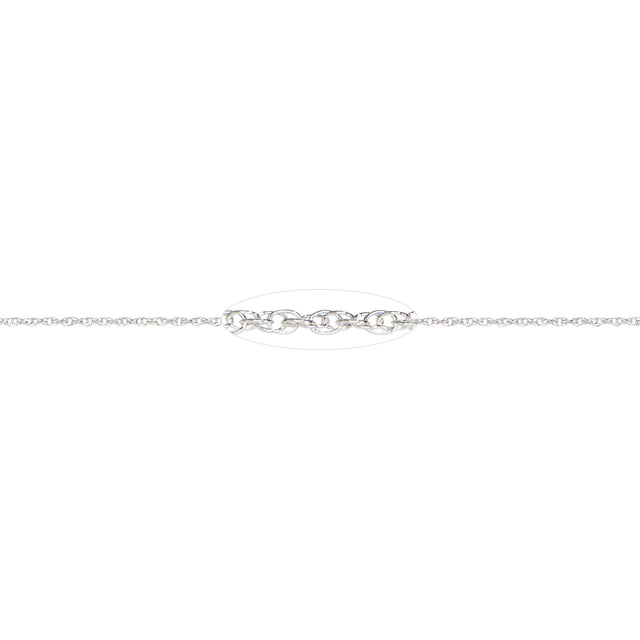 1.2 MM Sterling Silver Rope Chain (Per Inch)