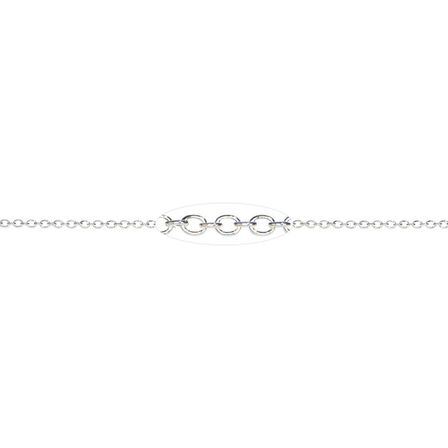 1.5 MM Sterling Silver Cable Chain (Per Inch)