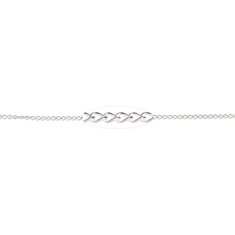 1.8 MM Sterling Silver MC Chain (Per Inch)