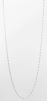 1.4 MM x 3.5 MM Sterling Silver Flat Oval Rolo Chain (Per Inch)