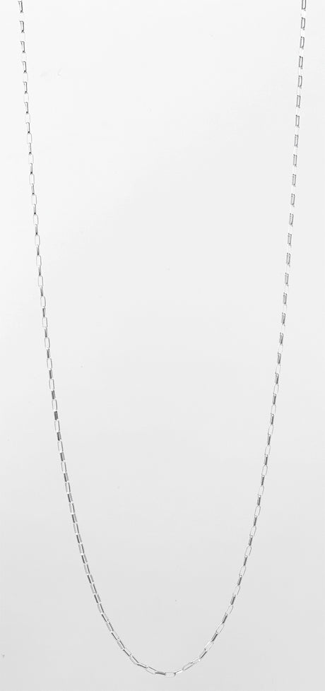 1.4 MM x 3.5 MM Sterling Silver Flat Oval Rolo Chain (Per Inch)