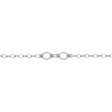 3 MM Sterling Silver Open Cable Chain (Per Inch)