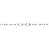 3 MM Sterling Silver Open Cable Chain (Per Inch)