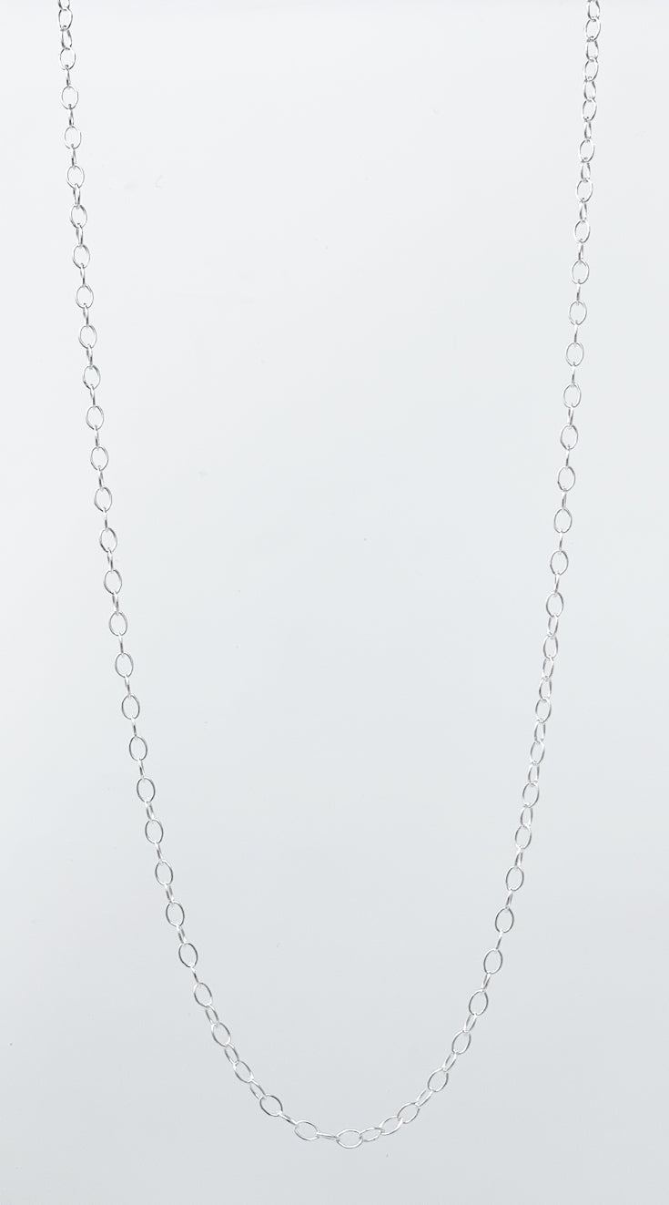 3 MM Sterling Silver Open Cable Chain (Per Inch)