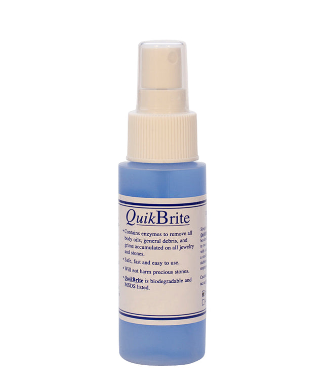 QuikBrite Cleaner 8 oz blue spray bottle biodegradable enzyme-based surface cleaner
