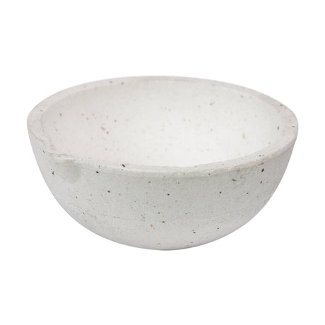 2-3/4 inch white ceramic crucible dish for melting and casting metals