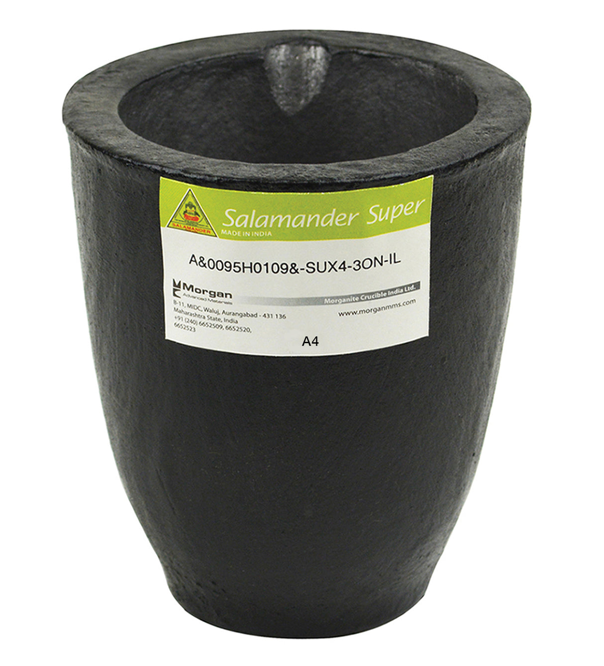 A4 - 5.6 Kg Salamander Super Clay Graphite Crucible 